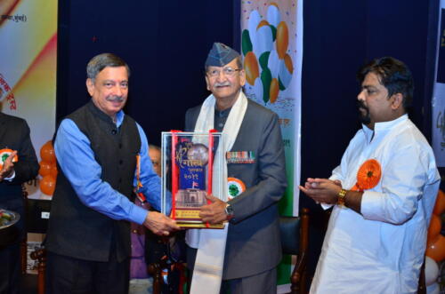 Felicitation of Nitin Junnarkar at Gaurav Sohala 2019