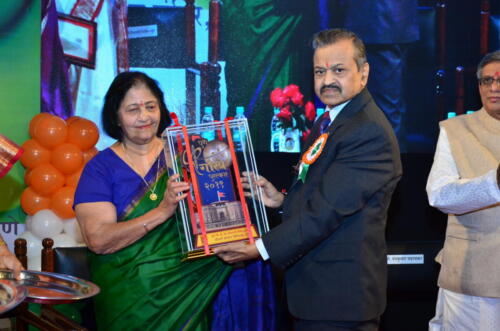 Felicitation of Shobhana Raje at Gaurav Sohala 2019