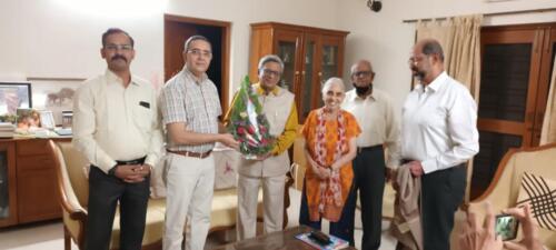 Felicitation of Shri Ajit Gupte - Indian Ambassador to Egypt